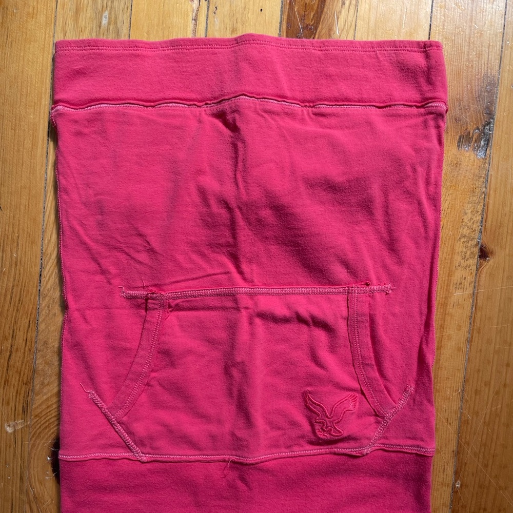 American eagle orangish-red tube top size XSmall